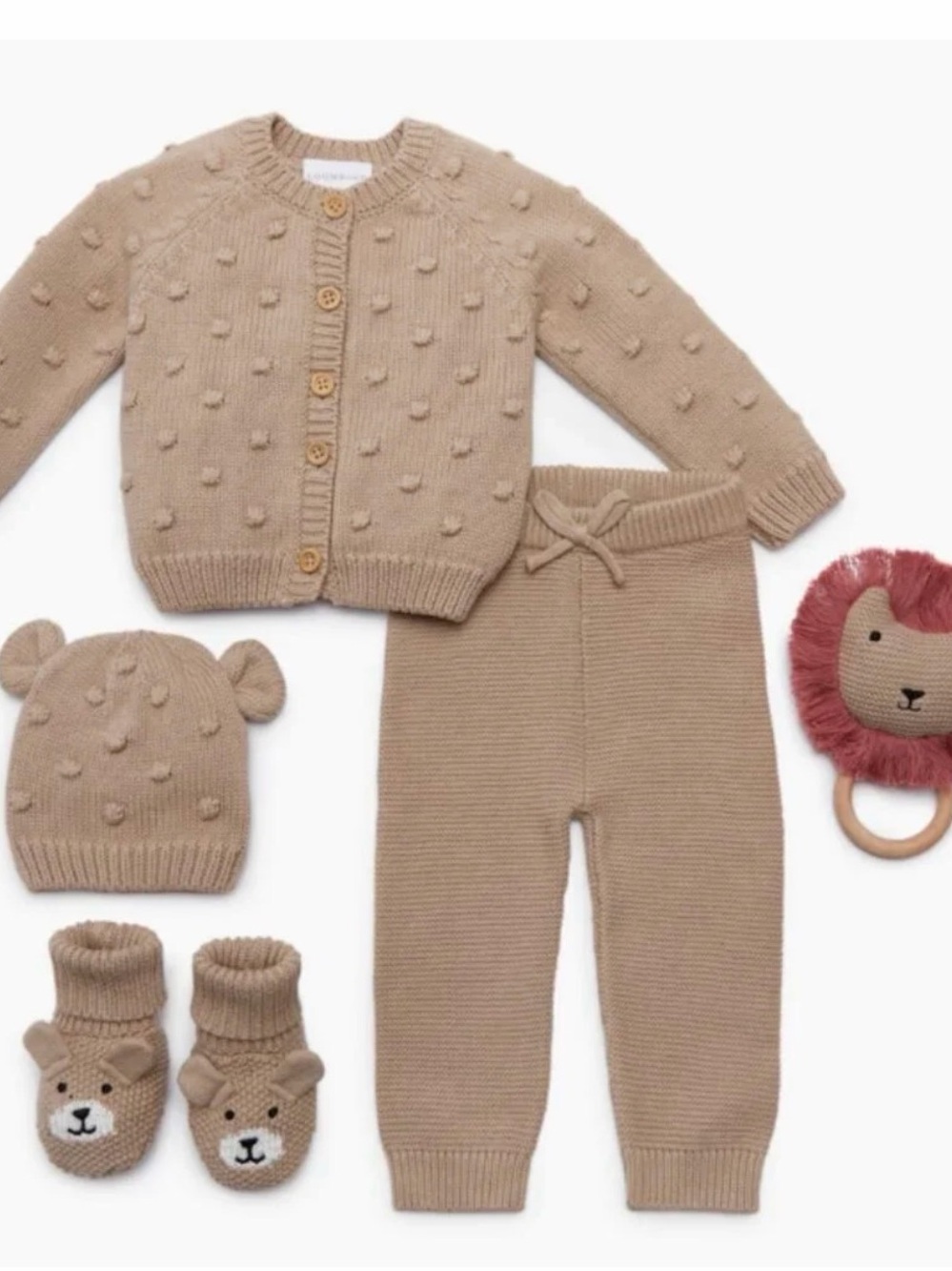 LOOMSAKE 5 PIECE SWEATER GIFT SET 3-6 MONTH